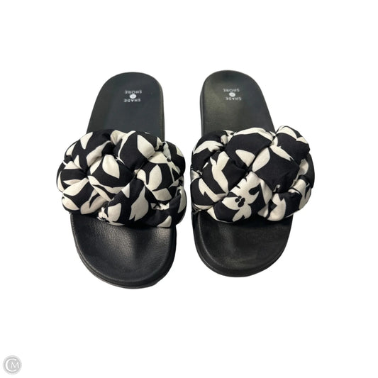 Sandals Flats By Shade & Shore In Black, Size: 8