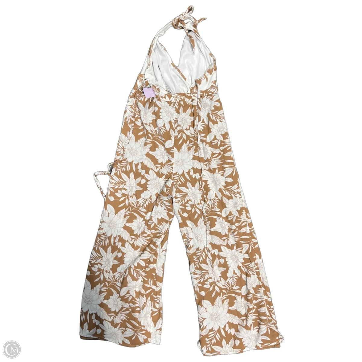 Jumpsuit By American Eagle In Brown & White, Size: M