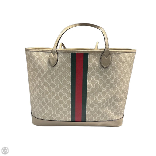 Tote Luxury Designer By Gucci, Size: Large