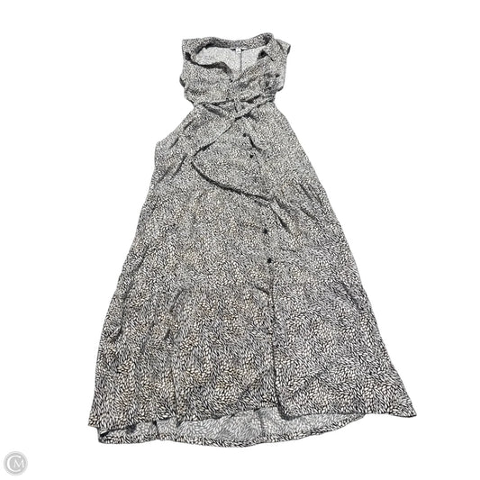 Dress Casual Maxi By Croft And Barrow In Black & White, Size: M