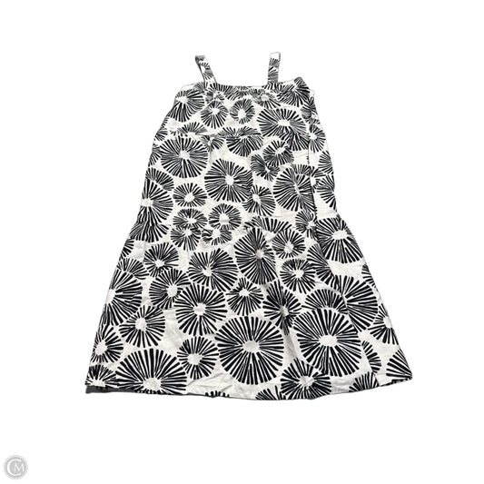 Dress Casual Maxi By Loft In Black & Cream, Size: Mp