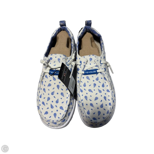 Shoes Flats By Hey Dude In Paisley Print, Size: 9