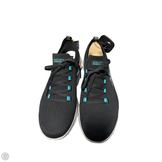 Shoes Sneakers By Skechers In Black & Blue, Size: 9