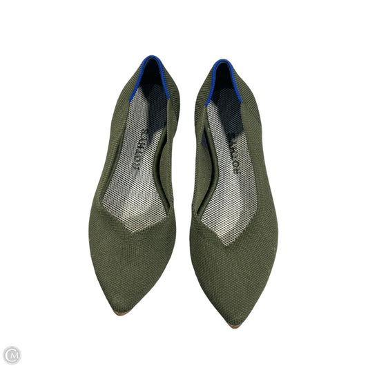 Shoes Flats By Rothys In Green, Size: 7