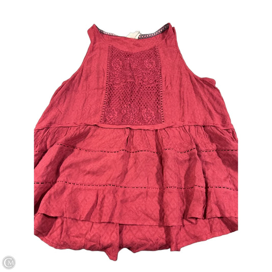 Tank Top By Knox Rose In Red, Size: Xxl