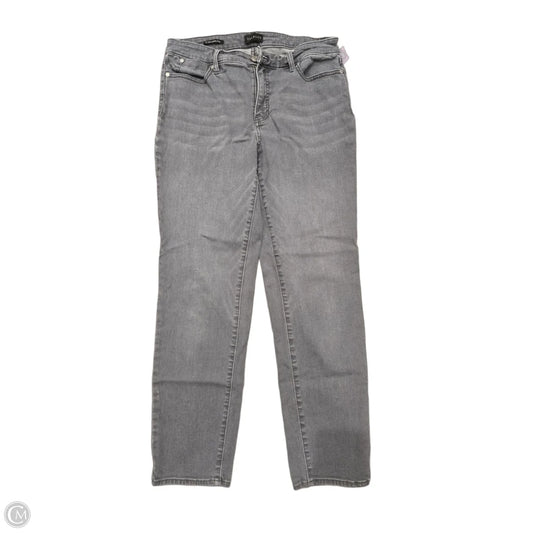 Jeans Straight By Talbots In Grey, Size: 8