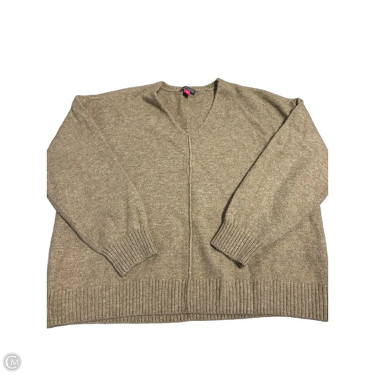 Sweater By Vince Camuto In Brown, Size: L