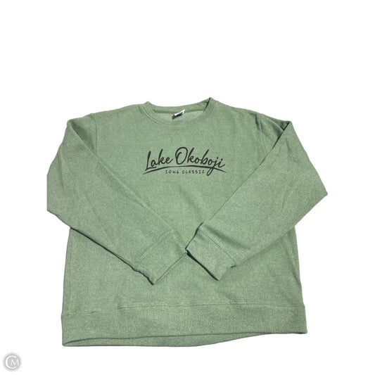 Top Long Sleeve By Cmc In Green, Size: Xl