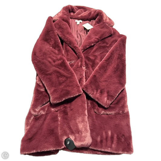 Coat Other By Nine West In Maroon, Size: L
