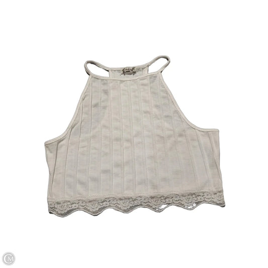 Tank Top By Free People In White, Size: L