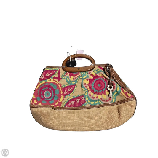 Handbag By Fossil, Size: Medium