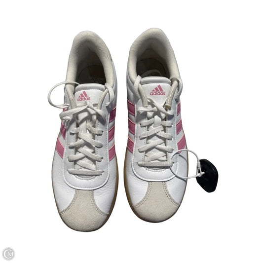 Shoes Sneakers By Adidas In Pink & White, Size: 7