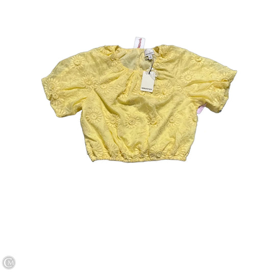 Top Short Sleeve By Industry In Yellow, Size: L