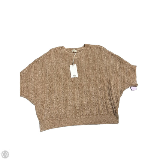 Sweater Short Sleeve By Dylan In Brown, Size: M