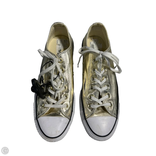 Shoes Sneakers By Converse In Gold, Size: 7.5