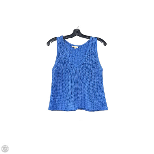 Tank Top By Skies Are Blue In Blue, Size: M