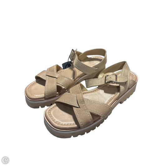 Sandals Flats By Donald Pliner In Tan, Size: 8.5