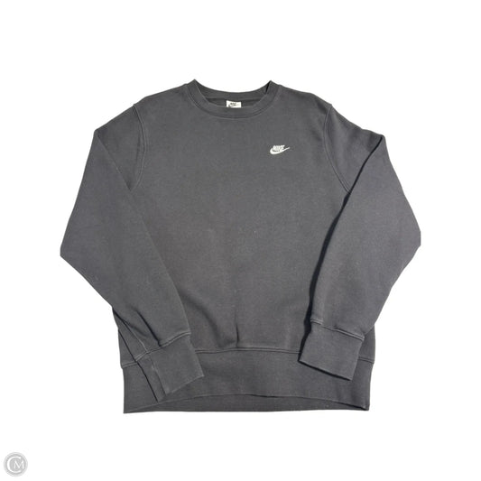 Athletic Sweatshirt Collar By Nike In Black, Size: S