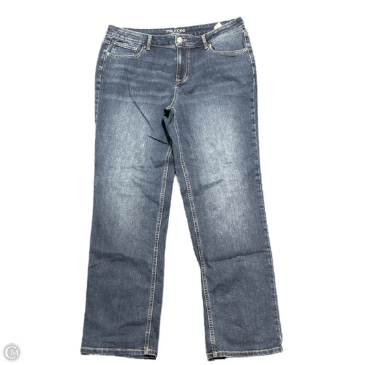 Jeans Boot Cut By Maurices In Blue Denim, Size: 16