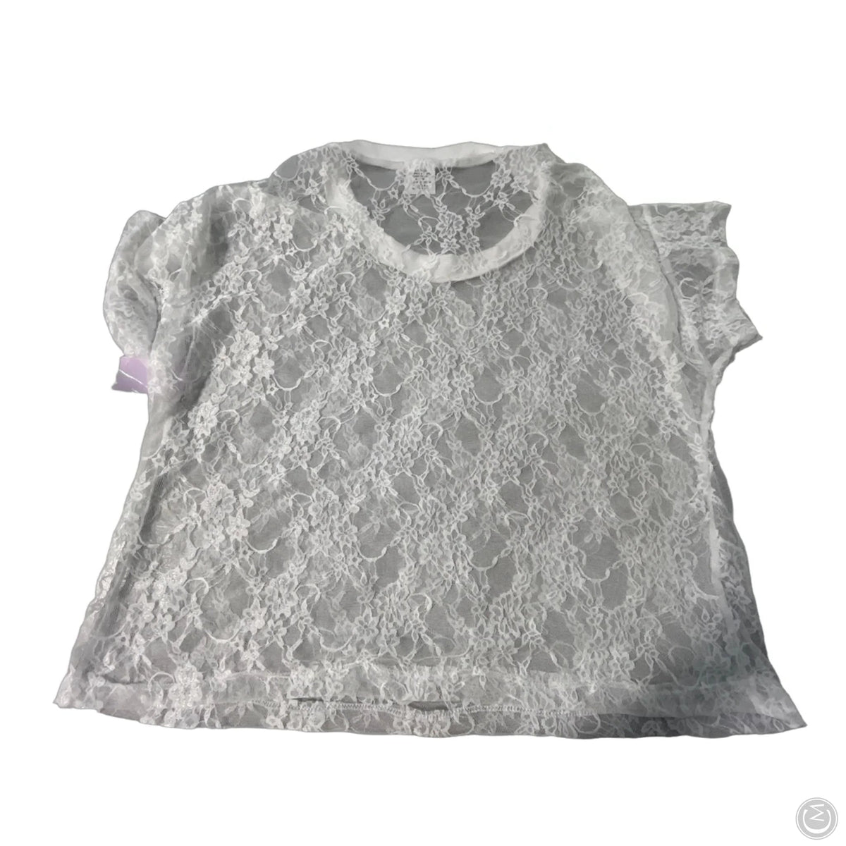 Top Short Sleeve By Cmc In White, Size: S