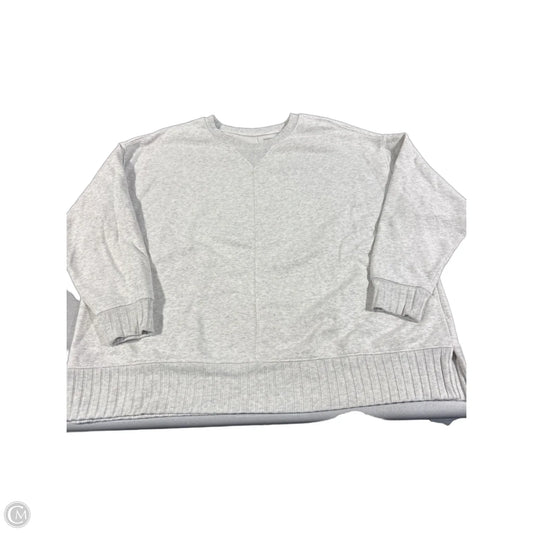Top Long Sleeve By Sonoma In Grey, Size: 1x