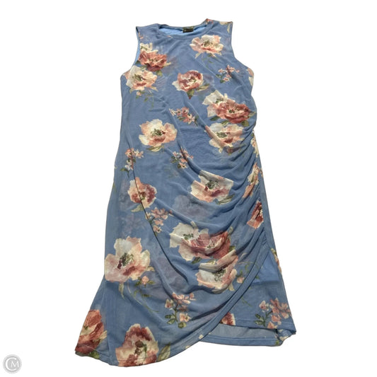 Dress Casual Midi By Free Press In Blue, Size: Xl