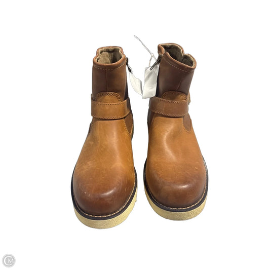 Boots Ankle Flats By Eastland In Brown, Size: 8.5