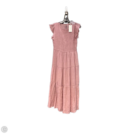 Dress Casual Maxi By By The River In Pink, Size: L