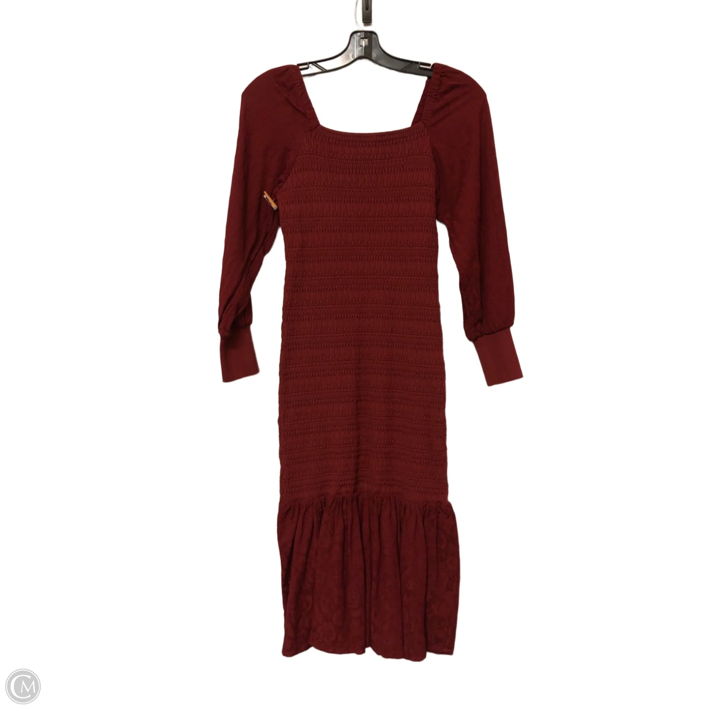Dress Casual Maxi By Anthropologie In Red, Size: S