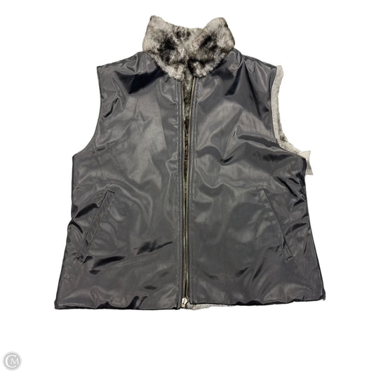 Vest Faux Fur & Sherpa By Cmc In Black, Size: M