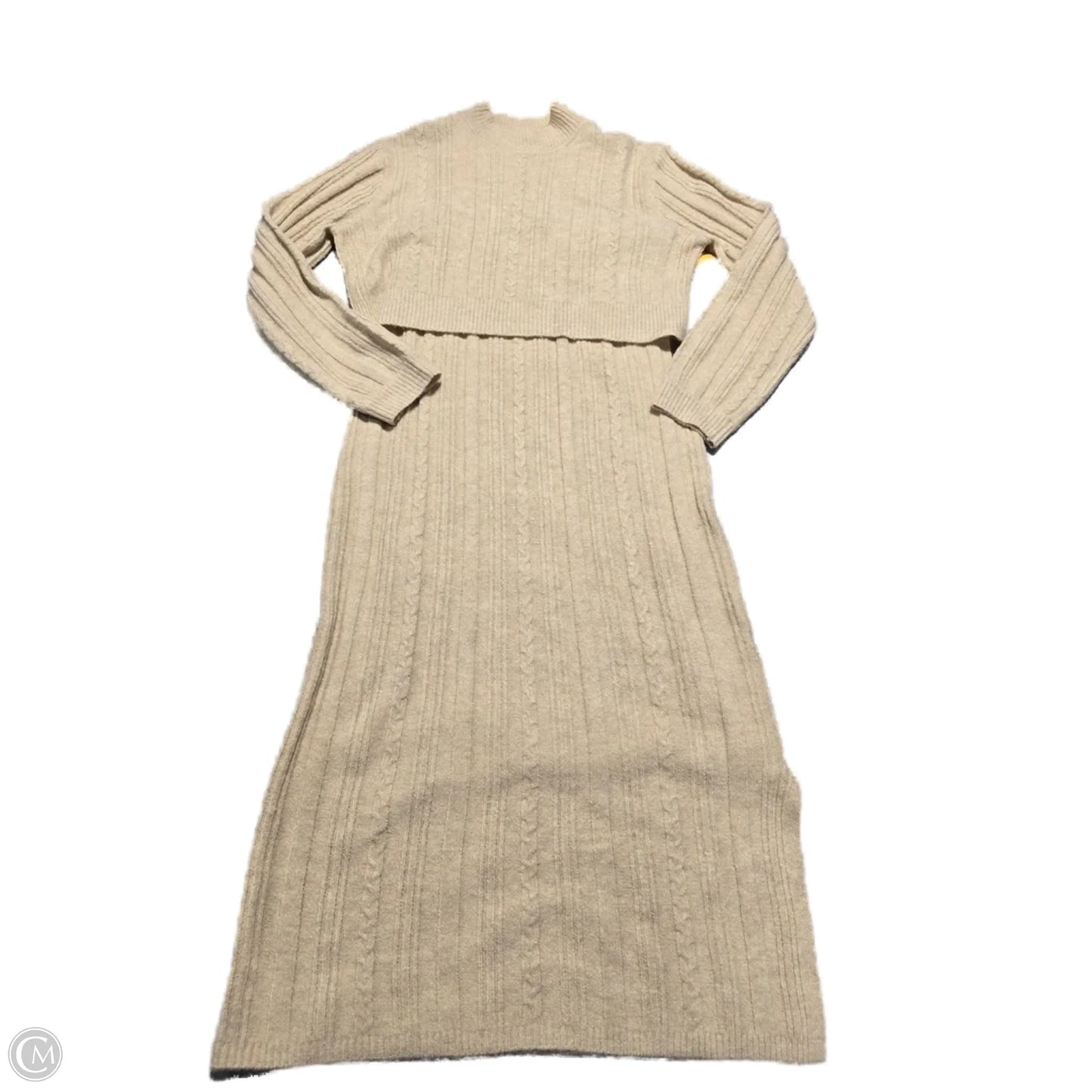 Dress Casual Maxi By Current Air In Tan, Size: S