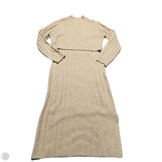 Dress Casual Maxi By Current Air In Tan, Size: S