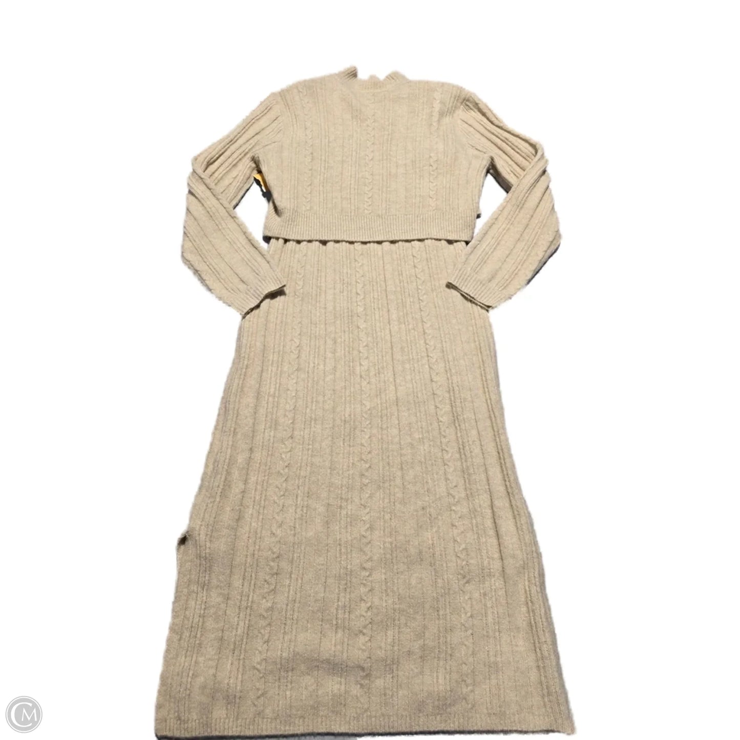 Dress Casual Maxi By Current Air In Tan, Size: S