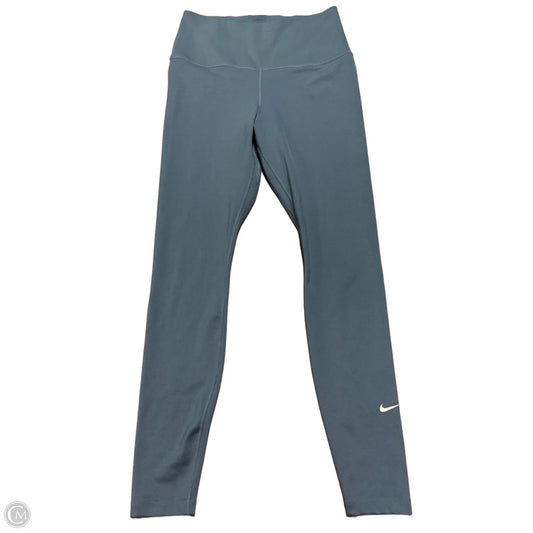Athletic Leggings By Nike In Blue, Size: M