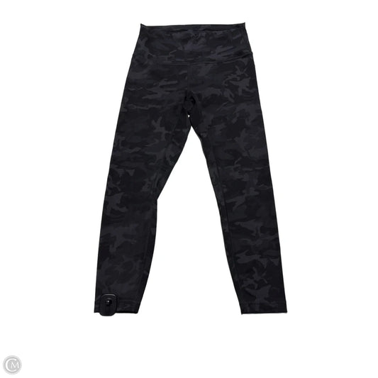 Athletic Leggings By Lululemon In Camouflage Print, Size: 10