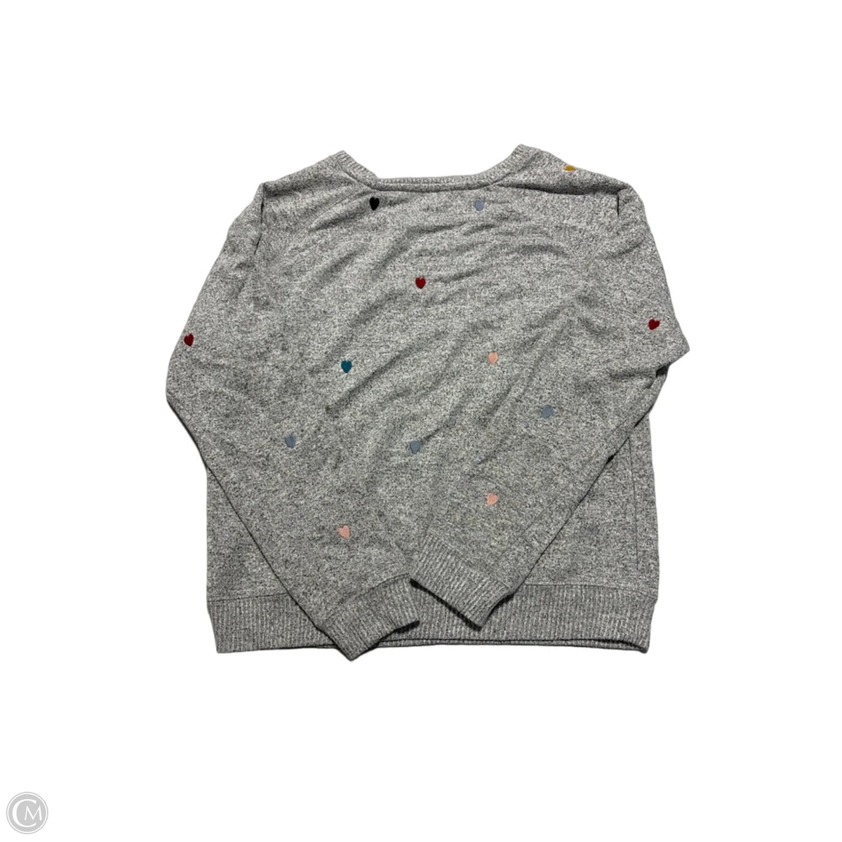 Top Long Sleeve By Philosophy In Grey, Size: S