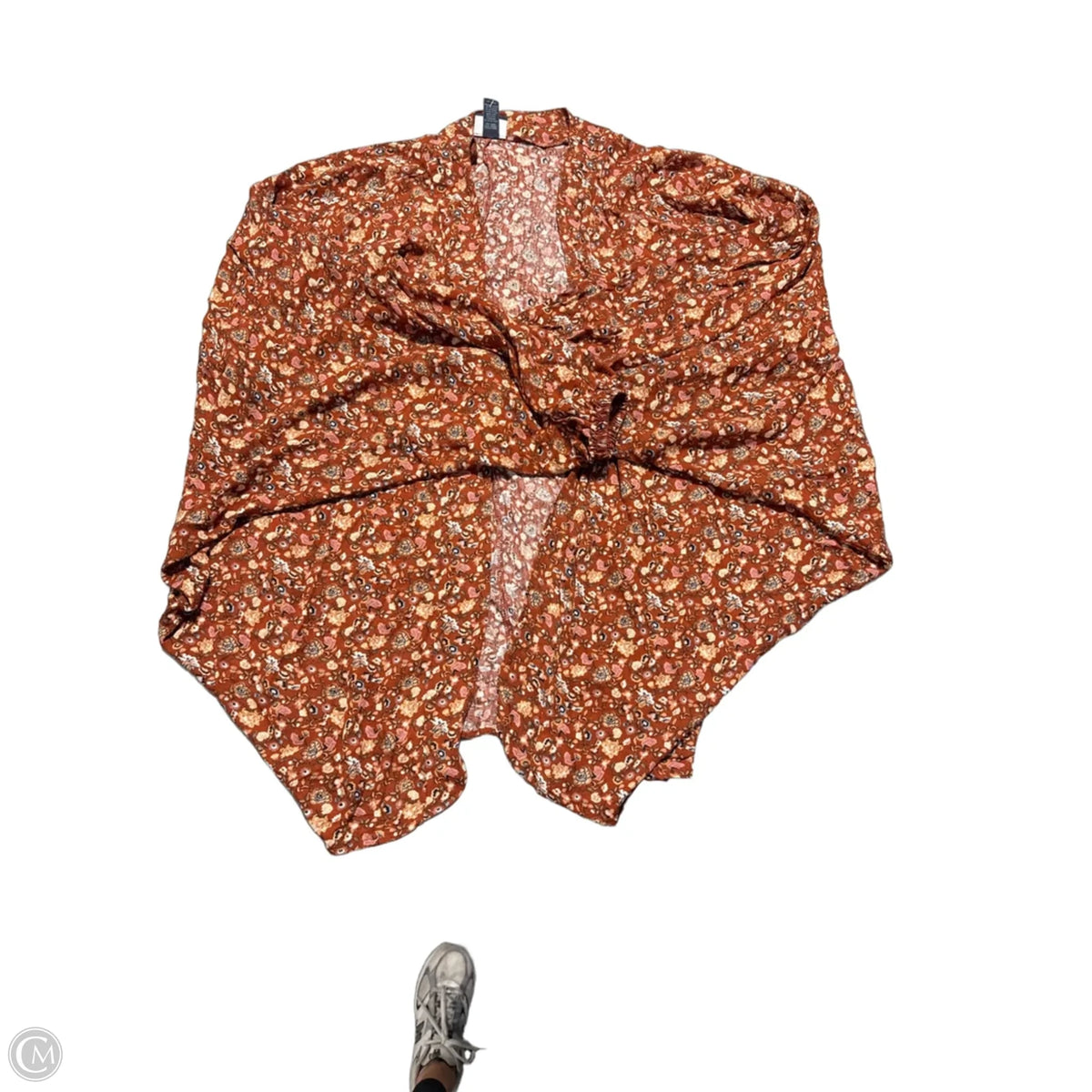 Shawl By Daytrip In Orange, Size: M