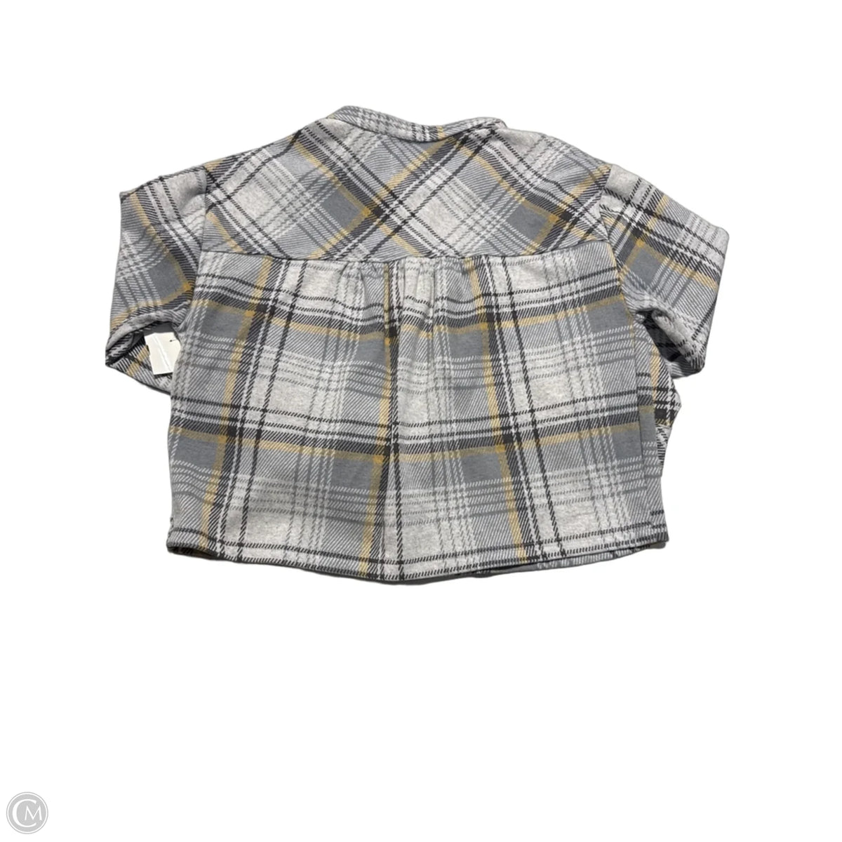 Top Long Sleeve By Thread And Supply In Grey, Size: S
