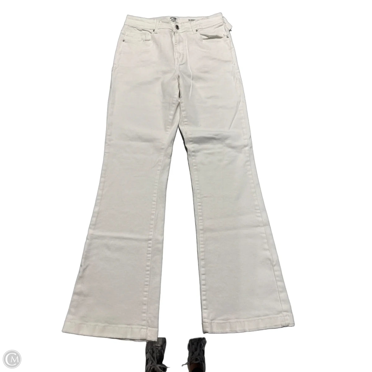 Jeans Flared By Kensie In White, Size: 8