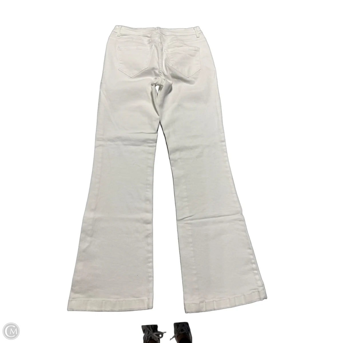 Jeans Flared By Kensie In White, Size: 8