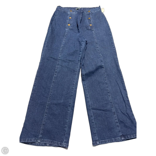 Jeans Wide Leg By Cmc In Blue Denim, Size: 16