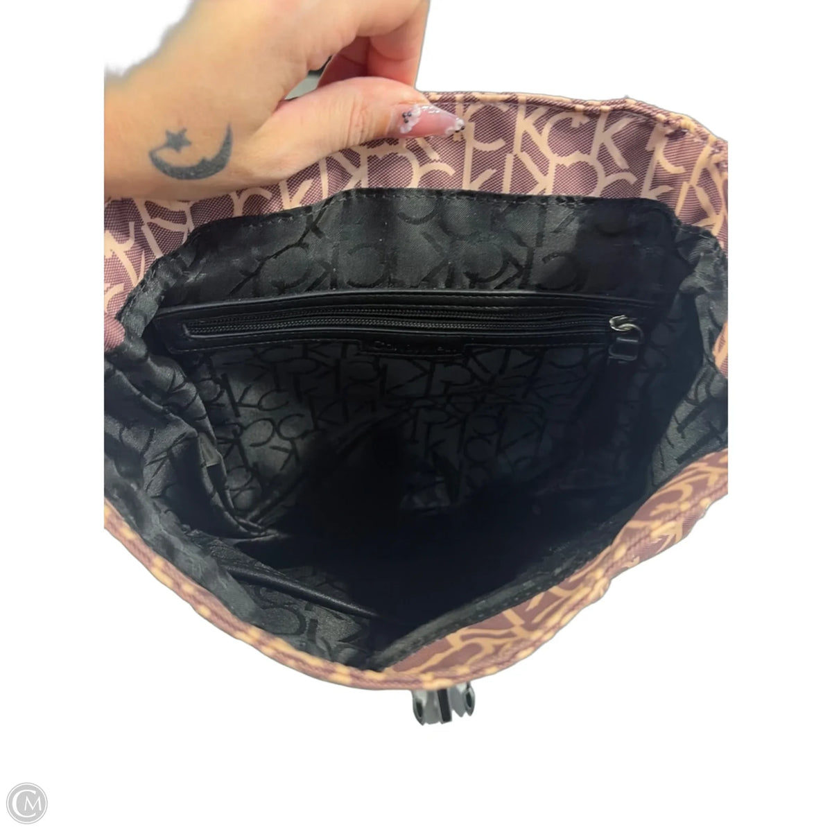 Backpack By Calvin Klein, Size: Medium