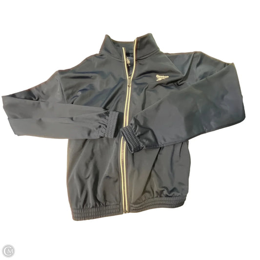 Athletic Jacket By Reebok In Navy, Size: S