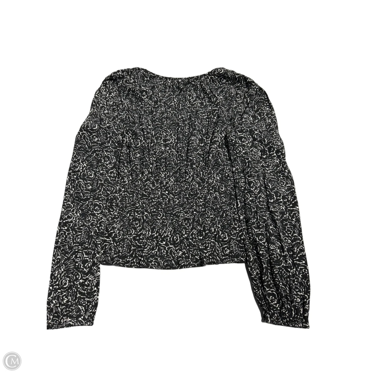 Top Long Sleeve By Universal Thread In Black, Size: M