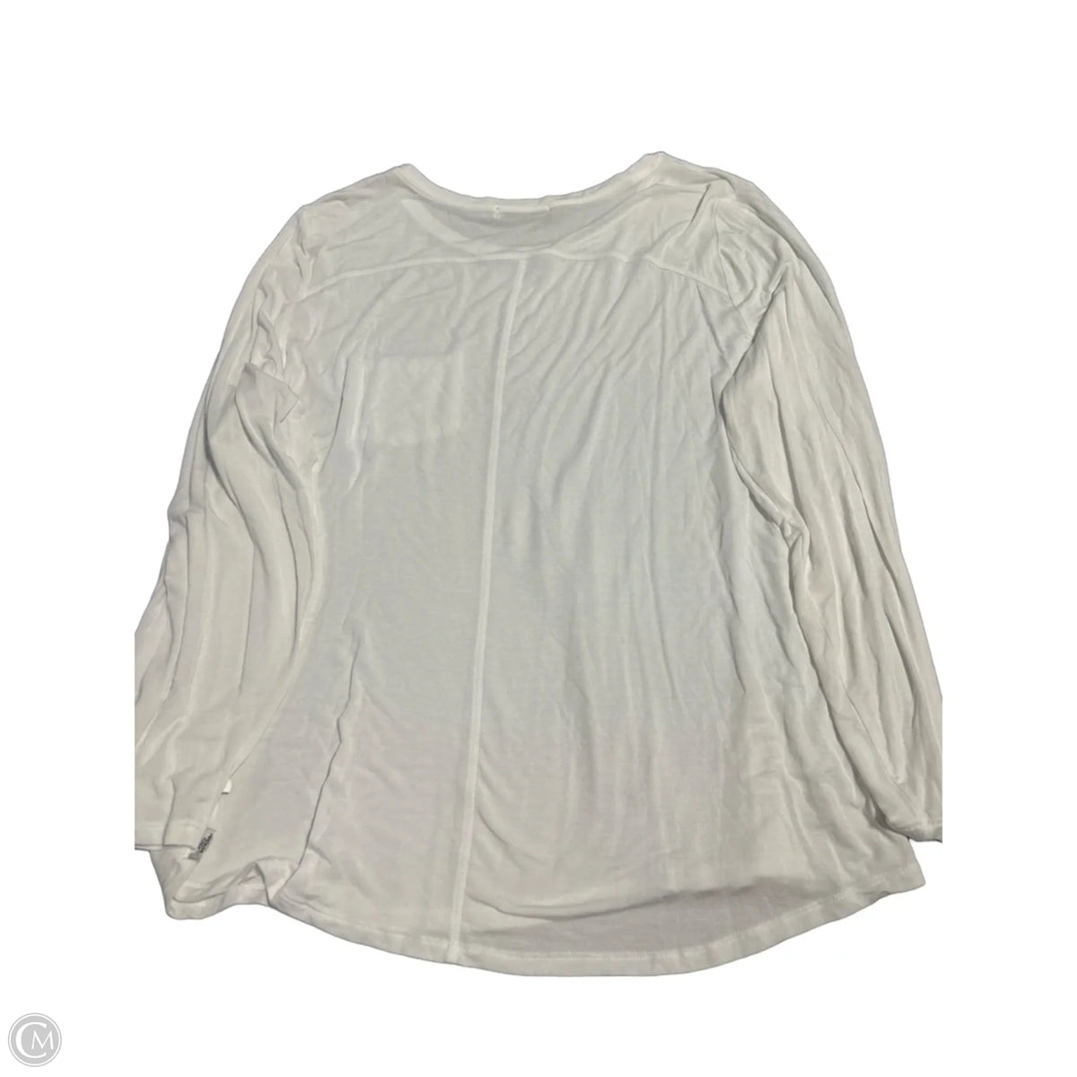 Top Long Sleeve Basic By Prana In White, Size: 1x