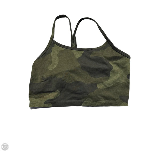 Athletic Bra By Aerie In Camouflage Print, Size: L