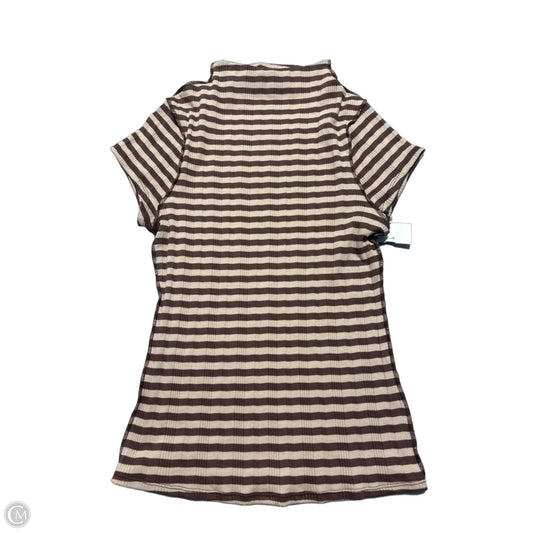 Top Short Sleeve By Universal Thread In Brown, Size: S