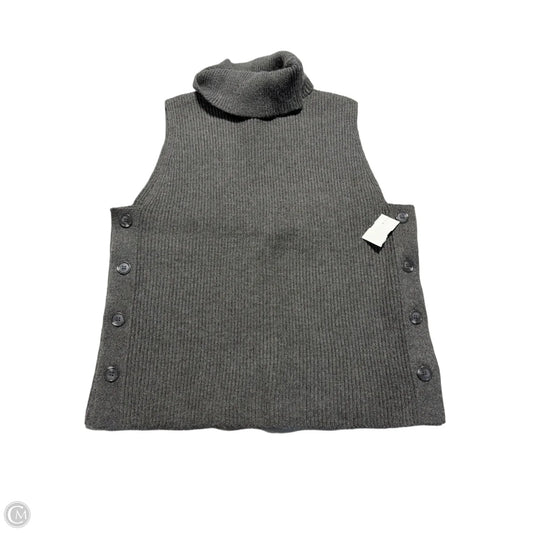 Vest Sweater By Yest In Grey, Size: M