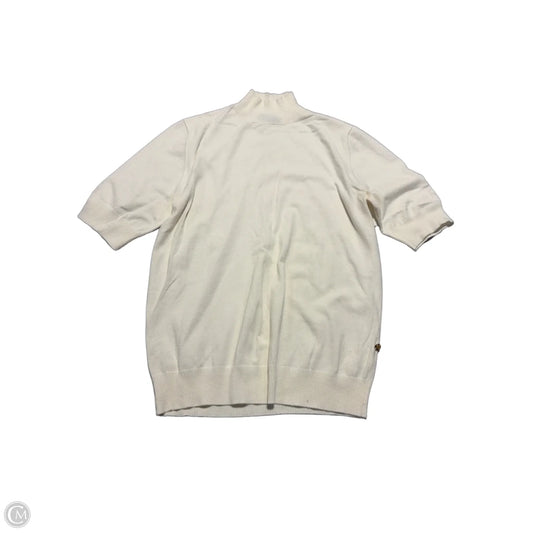 Top Short Sleeve By Yest In Cream, Size: M