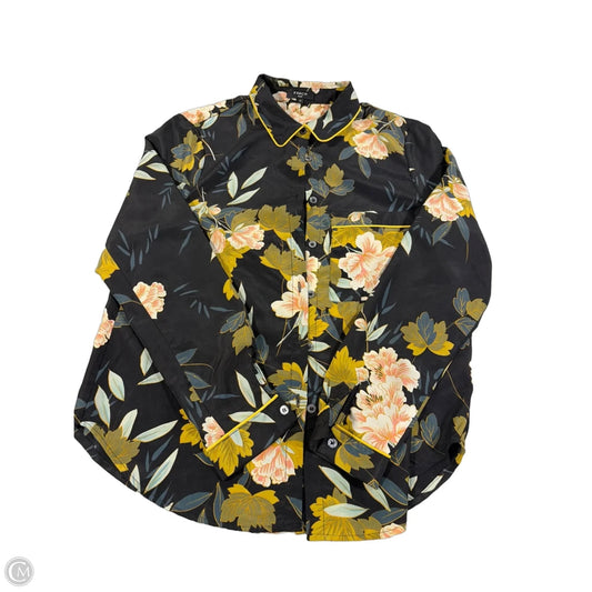 Top Long Sleeve By Frnch In Black, Size: M